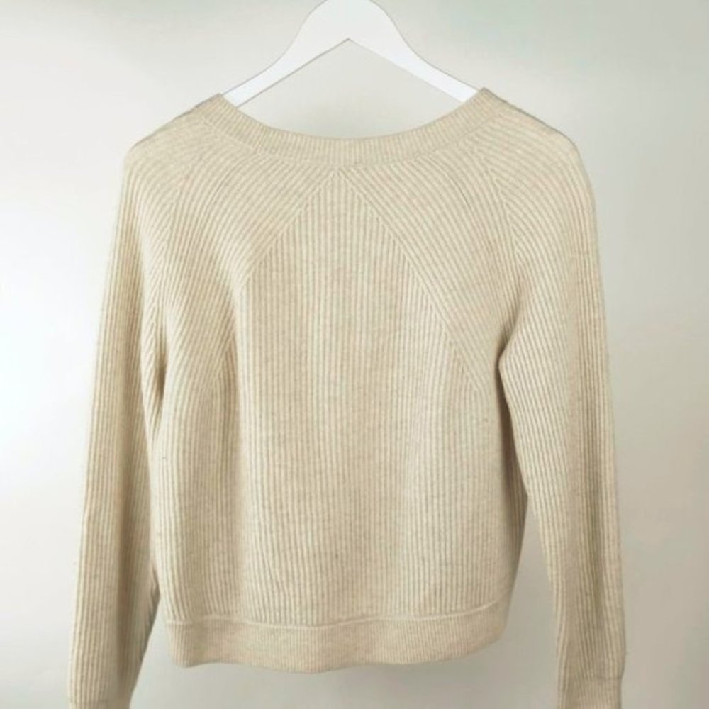 Vince Ribbed Crewneck Wool Sweater - Picture 3 of 5